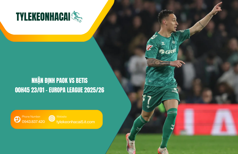 Đội hình dự kiến trước trận PAOK vs Betis Đội hình dự kiến trước trận PAOK vs Betis