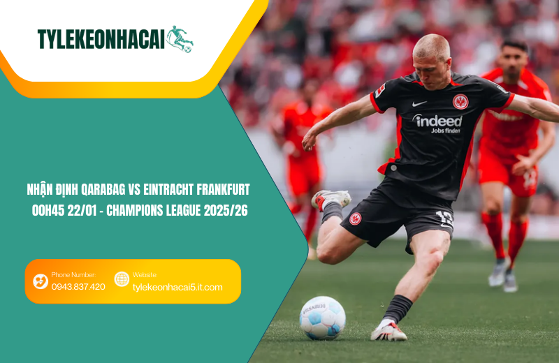 Đội hình dự kiến trước trận Qarabag vs Eintracht Frankfurt