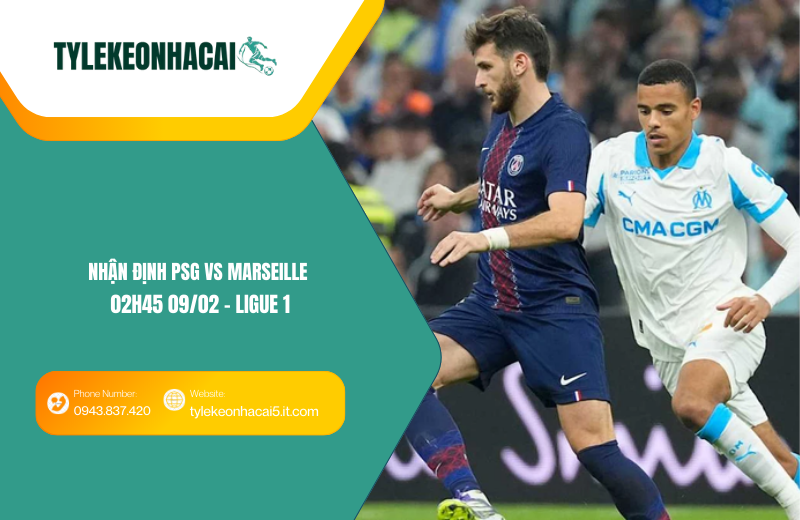 Đội hình dự kiến trước trận PSG vs Marseille
